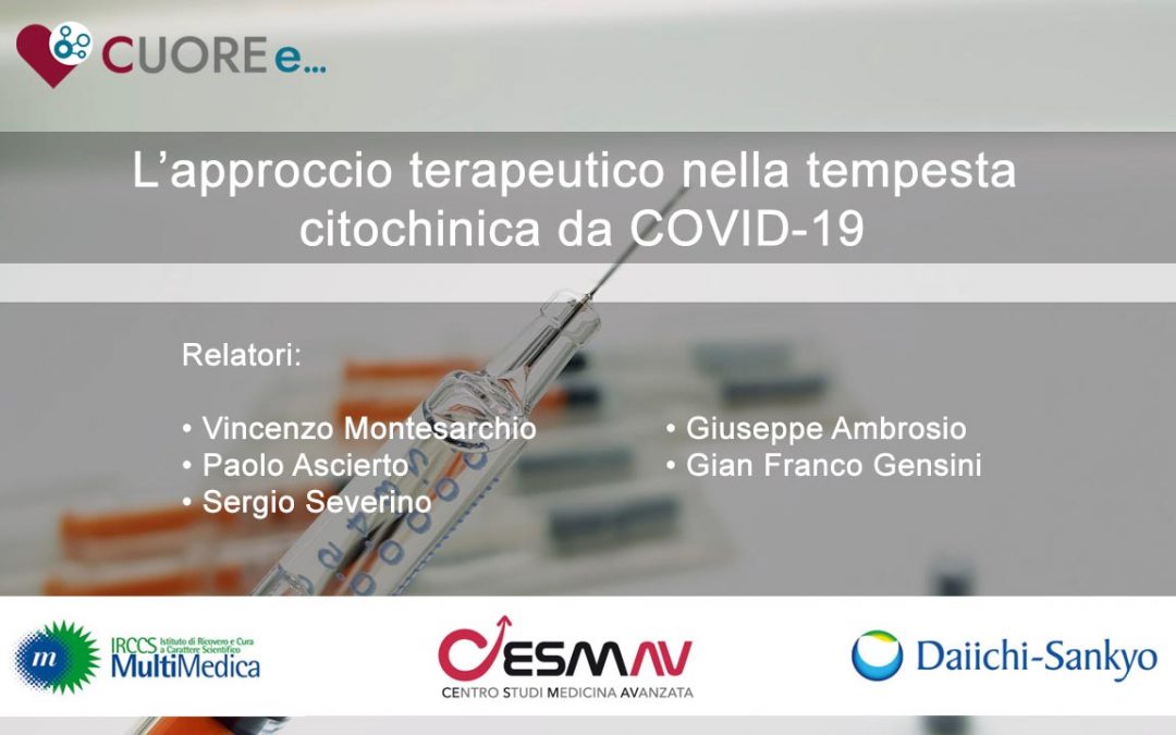 L’approccio terapeutico nella tempesta citochinica da COVID-19