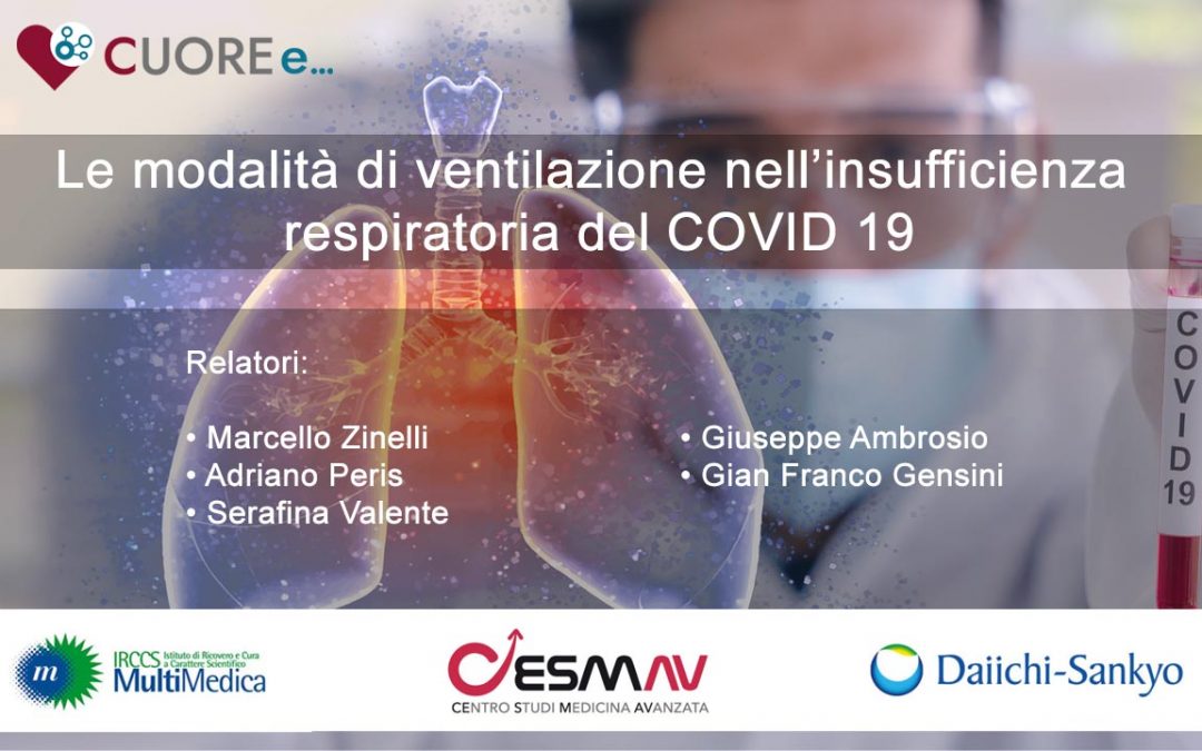 Le modalità di ventilazione nell’insufficienza respiratoria del COVID 19